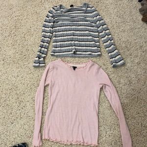 Set of two long sleeve tees from Target